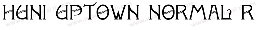 Huni_Uptown Normal R字体转换